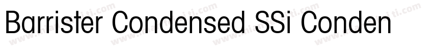 Barrister Condensed SSi Condensed字体转换